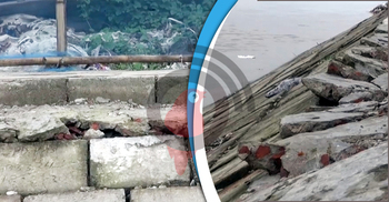 বছর না যেতেই ১৪৪ কোটি টাকার বাঁধে ফাটল, আতঙ্কে এলাকাবাসী