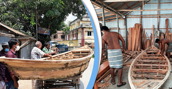 জমে উঠেছে ঐতিহ্যের নৌকা হাট