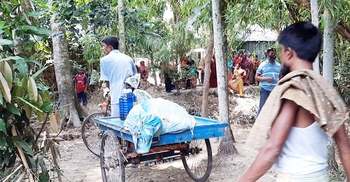 নেত্রকোনায় সেই প্রসূতি ও নবজাতকের মরদেহ উত্তোলন