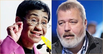 Two journalists win Nobel Peace Prize