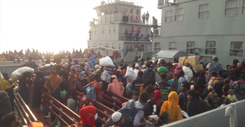 ভাসানচরে পৌঁছেছে আরও ৩৫৬ রোহিঙ্গা