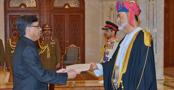 ওমানে বাংলাদেশের রাষ্ট্রদূতের পরিচয়পত্র পেশ