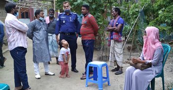 স্ত্রী বাড়ি আসায় পালালেন স্বামী