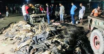 ঈশ্বরদীতে চামড়া বাজারে মন্দাভাব