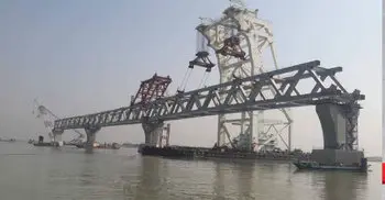 Padma Bridge’s 17th span installed