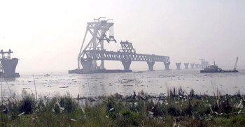 4.8km of Padma Bridge now visible