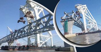 5,100 meters of Padma Bridge visible now