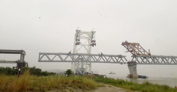 38th span of Padma Bridge installed