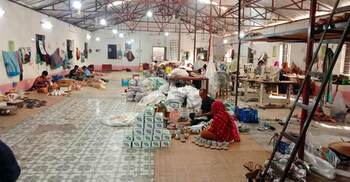 দম ফেলার সময় নেই ভৈরবের পাদুকা কারখানায়