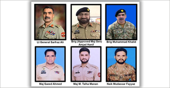 Six killed in Pakistani military helicopter crash