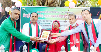 পঞ্চগড়ের একমাত্র নারী বীর মুক্তিযোদ্ধা রোকেয়াকে সংবর্ধনা