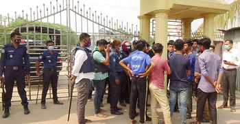 সিনিয়র-জুনিয়র দ্বন্দ্বে কিশোরগঞ্জ পলিটেকনিকে সংঘর্ষ, আহত ৮