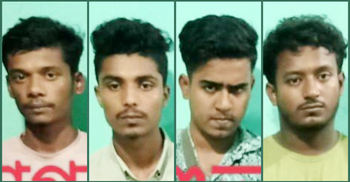 বেগমগঞ্জে অস্ত্রসহ ৪ যুবক গ্রেফতার