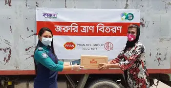 PRAN-RFL distributing food among 40,000 families
