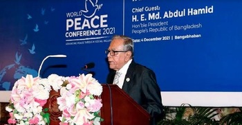President for joint-efforts to promote global peace at all costs