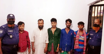 ভাঙ্গায় রেল প্রজেক্টের সামগ্রী চুরির ঘটনায় ৫ জন গ্রেফতার