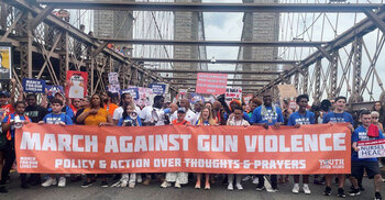Tens of thousands rally against gun violence across US