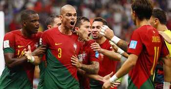 সুইজারল্যান্ডের জালে ৬ গোল দিয়ে কোয়ার্টারে পর্তুগাল