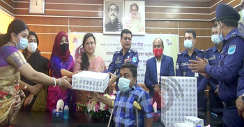 শারীরিক প্রতিবন্ধী আনিসের পাশে দাঁড়ালো পুনাক