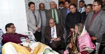 President visits ailing Quader