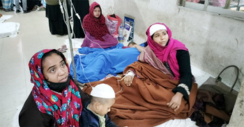 গৃহবধূকে কোপানোর অভিযোগ, আ’লীগ নেতা বলছেন সাজানো