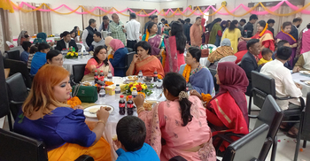 রাজবাড়ী লেডিস ক্লাবের আয়োজনে পিঠা উৎসব