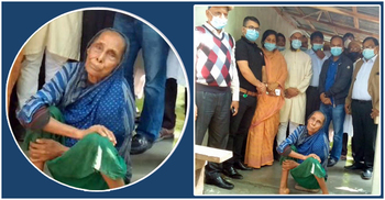 হামাগুড়ি দিয়ে চলা শাহাবানু পেলেন মাথা গোঁজার ঠাঁই