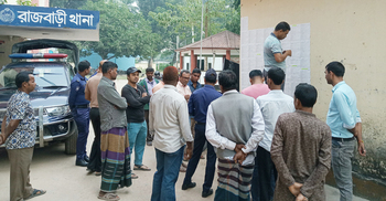 থানার দেয়ালে ওয়ারেন্টভুক্ত আসামিদের নামের তালিকা