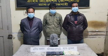 রানীনগরে গণেশমূর্তিসহ আটক ৩