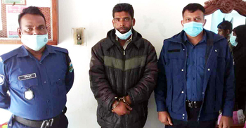 ধর্ষণের উদ্দেশ্যে ঘরে আগেই লুকিয়ে ছিলেন তিনি