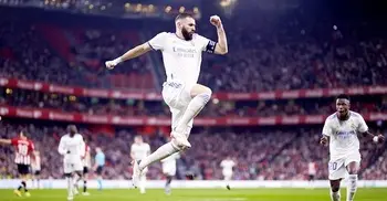 Benzema double earns win as Real go eight points clear