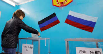 Russia claims win in occupied Ukraine ‘sham’ referendums