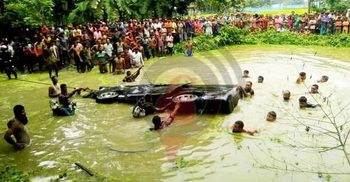 8 of a family killed in Mymensingh road accident