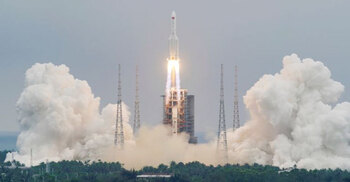 Plunging back to earth: Chinese rocket set for re-entry