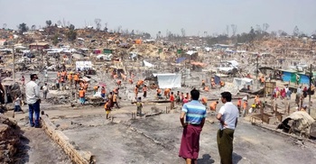 Bangladesh confirms 11 deaths in Rohingya camp fire