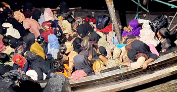 Rohingya refugees brought ashore after dramatic Indonesia rescue