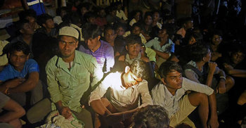 Almost 300 Rohingya found on beach in Indonesia’s Aceh