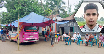 ফায়ার ফাইটার রনির মরদেহ বাড়িতে পৌঁছাতেই কান্নার রোল
