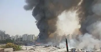 Fire at Rupnagar slum under control