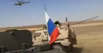 Russia, US military vehicles collide in Syria