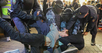Over 1,300 detained in anti-mobilisation protests across Russia