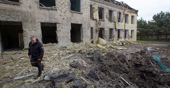 Ukraine says Russia shells more than 40 towns in Donbas push