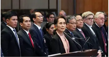 At top court, Myanmar urged to ‘stop genocide of own people’