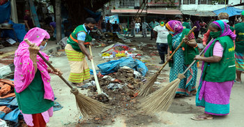 Sanitation workers face risks and fears during Covid-19