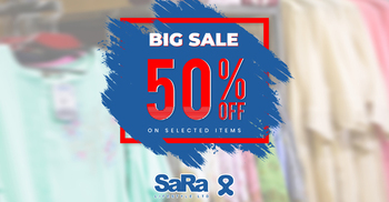 ‘সারা’ দিচ্ছে ৫০ শতাংশ মূল্যছাড়