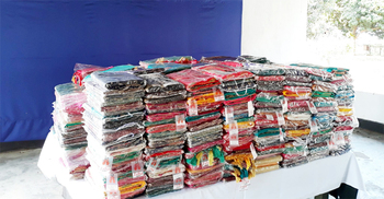 খাগড়াছড়িতে বিপুল পরিমাণ ভারতীয় শাড়ি উদ্ধার