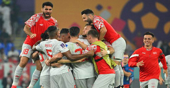 Switzerland edge Serbia in feisty clash to make World Cup last 16