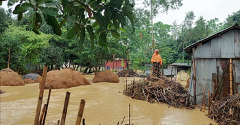 শেরপুরে বাড়ছে নদ-নদীর পানি, নিম্নাঞ্চল প্লাবিত
