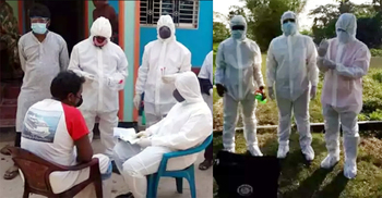 জীবন বা‌জি রে‌খে কাজ করে চলেছেন ওরা ১৫ জন