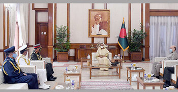 Chiefs of three services pay courtesy call on PM